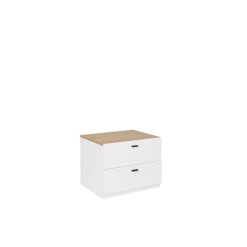 Gabele 2 Drawer Bedside Table