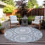 Tapis intérieur / extérieur en polyester tissé à la machine Kawon-1163285296