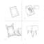 48.3cm Wide Rectangle Abstract Standard Ottoman-265213482