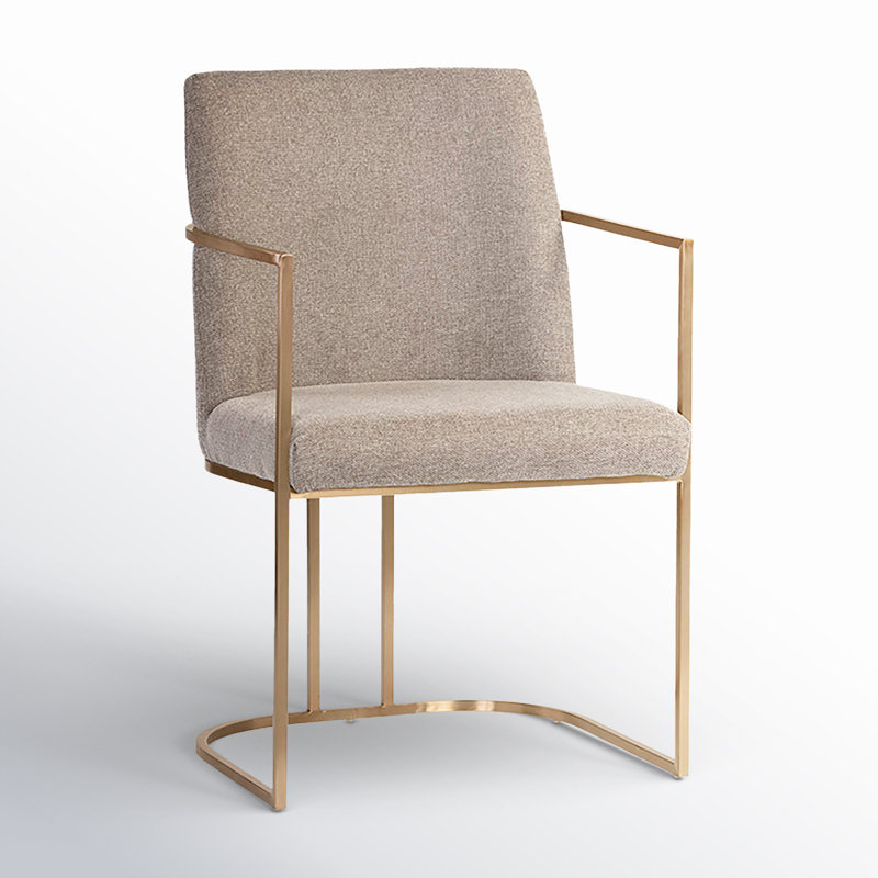 Rayla Upholstered Arm Chair, Beige