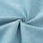 Light Blue Fabric Storage Bench with Rolled Arms