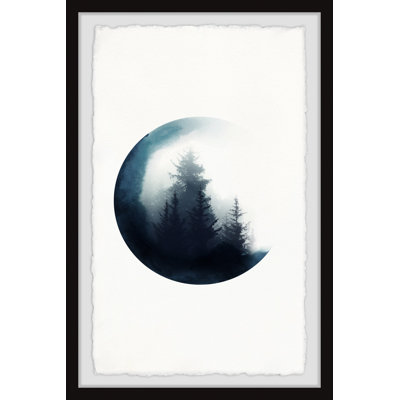 Forest Mountain Reflection by Parvez Taj - 1 Piece Single Picture Frame Wall Art