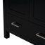 Ensemble de meuble-lavabo 60 po avec lavabos doubles (séparés), lavabos doubles en céramique, tablette de rangement et tiroirs séparés (miroir non inclus) - Solution de salle de bain moderne pour salles de bain spacieuses-114497737