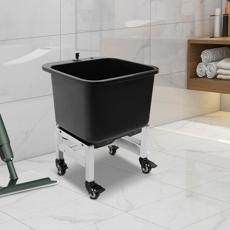 Lavabo sur pied autoportant （15,75 x 15,75 x 19,88 po