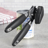 Oneida Taupe Can Opener, (Soft-Touch Knob, Polished Stainless Steel, With Bottle Cap Opener)