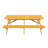 8 Person  Wooden Picnic Table-1370903194