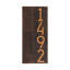 Frank Lloyd Wright, arbre de vie, plaque verticale moderne, standard, 1 ligne-126077333-126079015-126347476