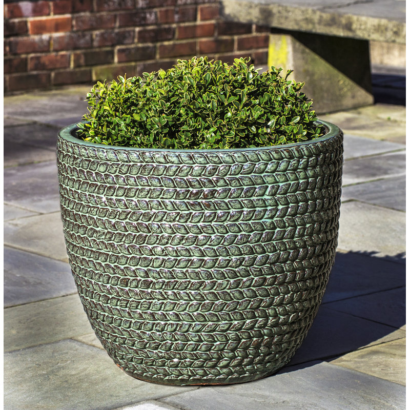 Handmade Planter, Seafoam Green