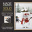 «Christmas Holiday Art CCXLV III», reproduction d'art encadrée - bois massif-2045421172-2045421176