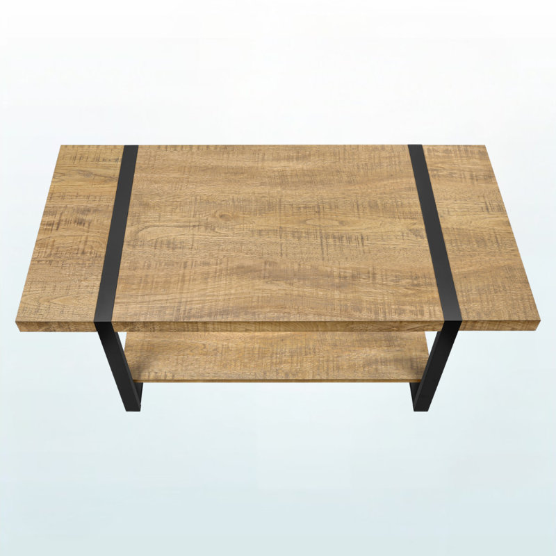 Maika Rectangular Mango Wood-look Coffee Table