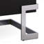 Table basse noire à plateau relevable avec cadre chromé-113236237
