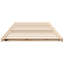 Floor Bed Frame 80 X 210 Cm Solid Pine Wood-1393894775