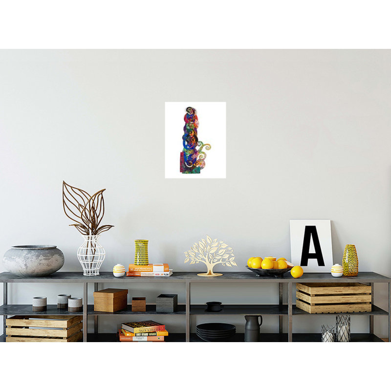 «Zayamaca # 4» par Al L aimer - Impression sur toile, H 20 po x l 16 po