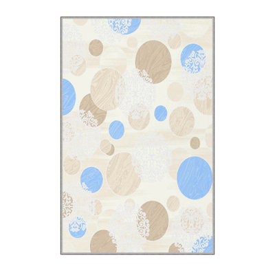 Stylish Hall Carpet (39.4 x 78.7 inches), 100% Polyester, 0.3 in Pile Height | Antibacterial, Non-Slip Underside, Machine Washable | 3D Digital Printed Design, Durable & Soft for Home Décor