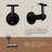 Industrial Aluminum 1.5 Inch Round Complete Indoor/Outdoor Handrail Grab Bar Kit-101799155-99170840