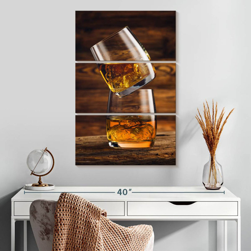 Yarlin whisky sur whisky, H 32 po x l 20 po