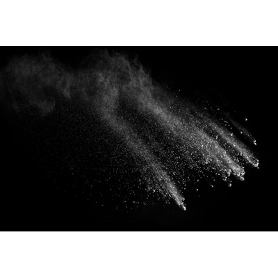 White Dust Background 1 Piece Wrapped Canvas Wall Art