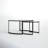 Kahoka 36" Glass And Steel Round Nested Coffee Tables-2141362531