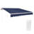 12'x10' Power Retractable Awning with Aluminum Frame, Motorized Patio Awning with Remote-112899640