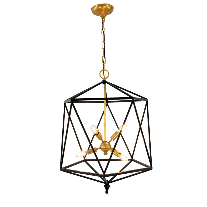 Victor 6 - Light Chandelier, Black