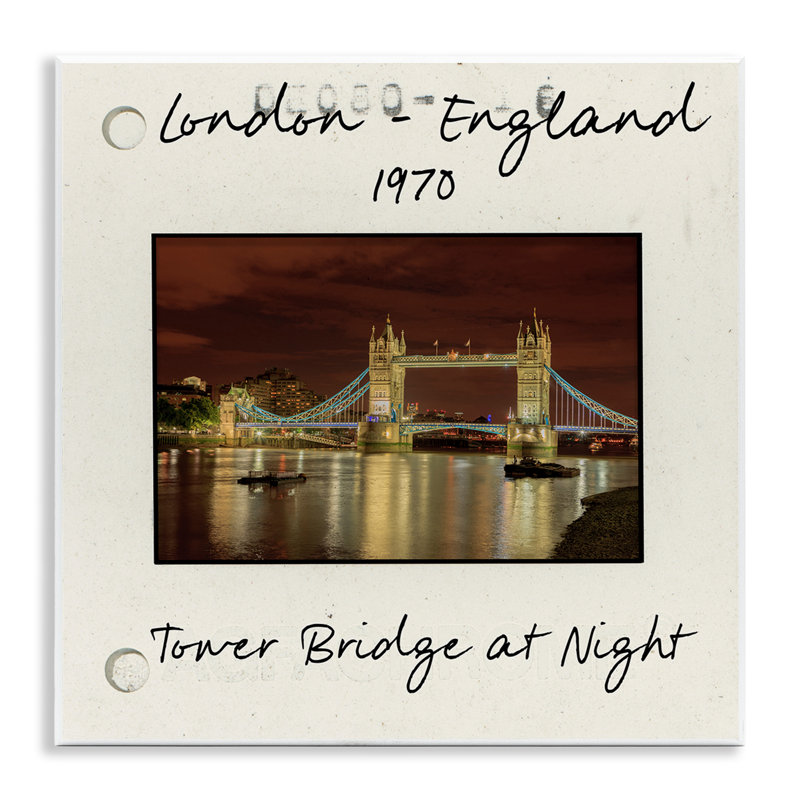 Plaque murale «London View Travel» de Londres, par Danita Delimont
