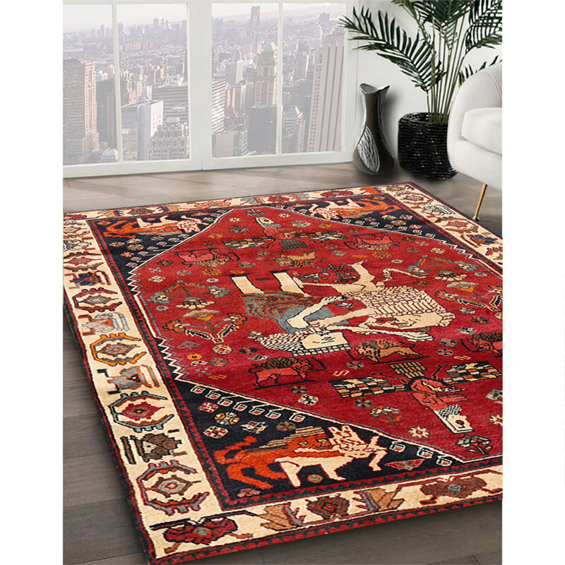 Oriental Indoor Rug, Square 3'