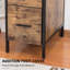 Ensemble de meuble-lavabo simple 36 po avec plateau en verre Conrado-87328222-87328223