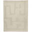 Mayan Wool Geometric Area Rug in Ivory/Beige-1182162692