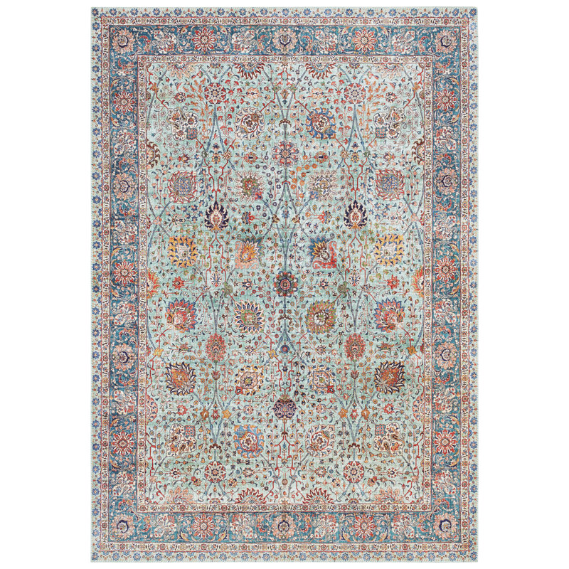 Mahal Tufted Jade Rug, Rectangle 120 x 160cm