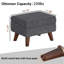Tabouret de rangement rectangulaire de 15,75 po de largeur, fauteuils de repose-pieds de hall d'entrée, tabourets de pieds-95202288