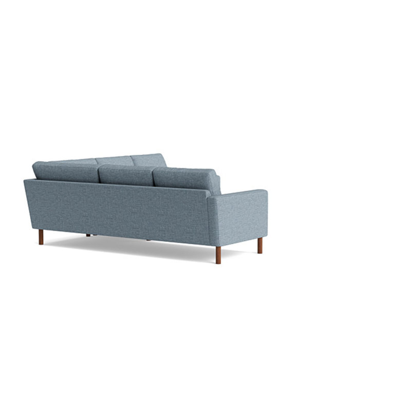Laguna Sectional, Left Hand Facing, Velvet - Beige