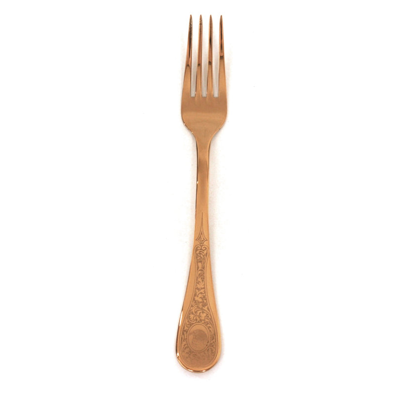 Diana Table Fork - 24 Pieces, Bronzo