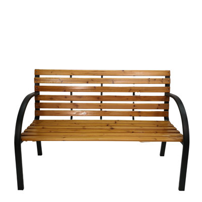 Abdimajid Solid Wood Outdoor Bench