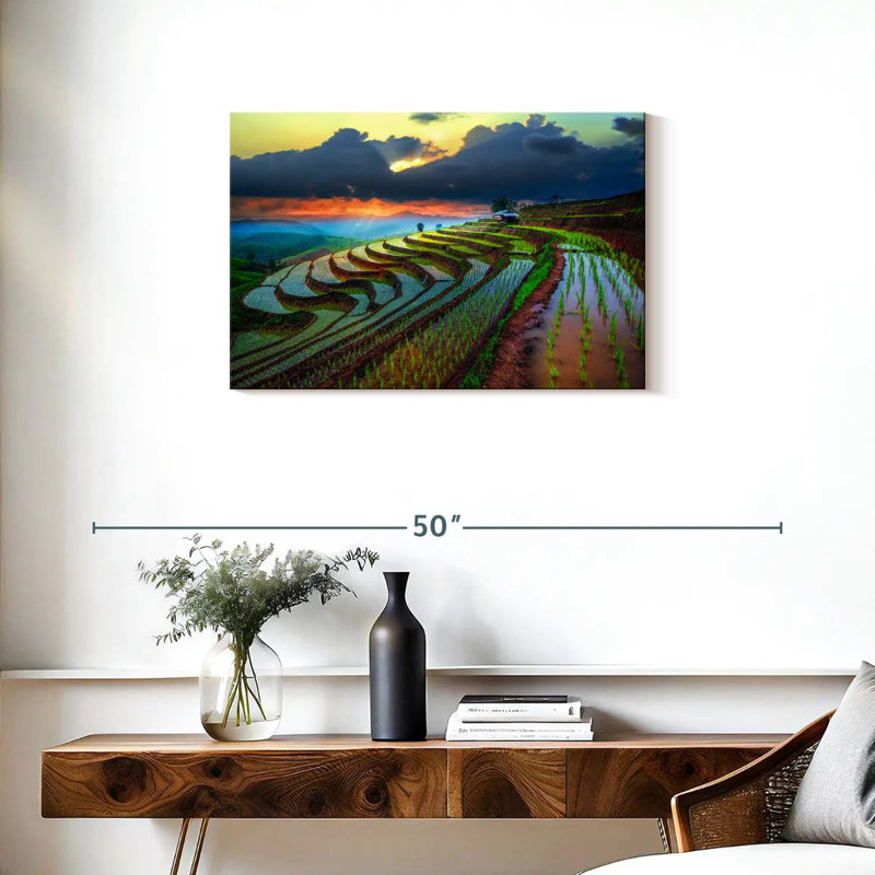 Alvord Chiang Mai Terraced Field, 20" H x 30" W