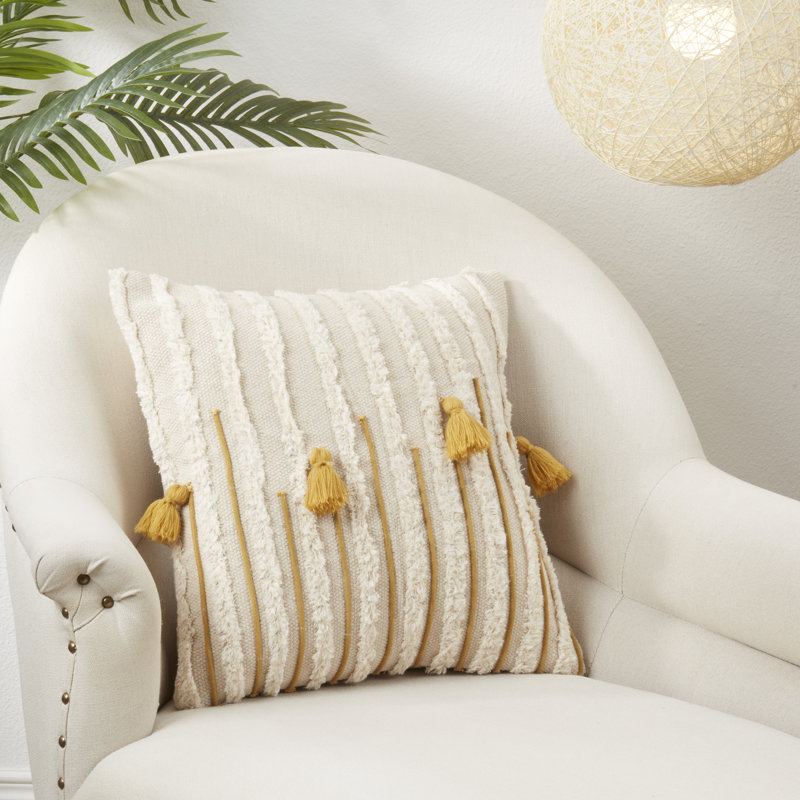 Coussin en coton Adelaide Collection, Duvet