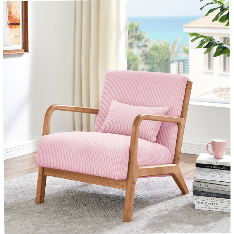 Chaise longue en bois, Pink