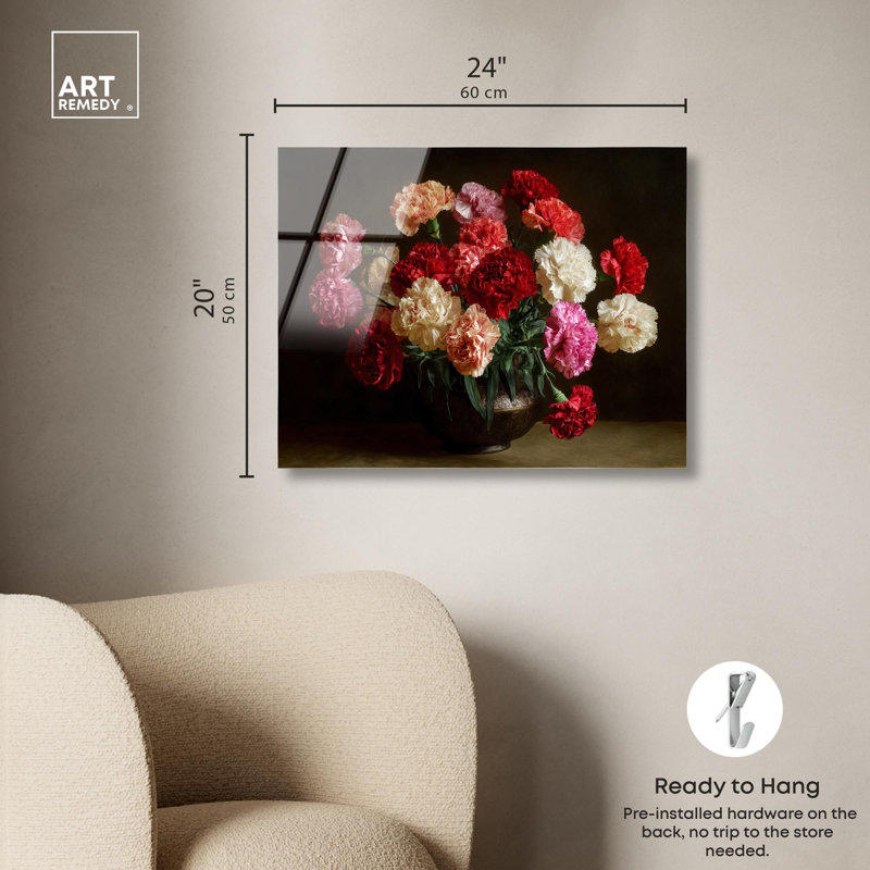 Impression sur toile "Généreux bouquet II" par Art Remedy, H 20 po x l 24 po