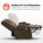 Maysoun 27.2'' Extra Wide Power Recliner Lift Chair with Massage and Heat for Big People, Fabric-1843001268