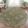 Machine Washable Indoor/Outdoor Xhevrie Olive Rug