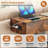 63" W Farmhouse Style Wooden Rectangular Console Table, U-Shape Leg Behind The Couch Sofa Table-1889444225