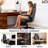 Ergonomic High Back Executive Leather Office Chair with Adjustable Headrest (Gray)-1472407926