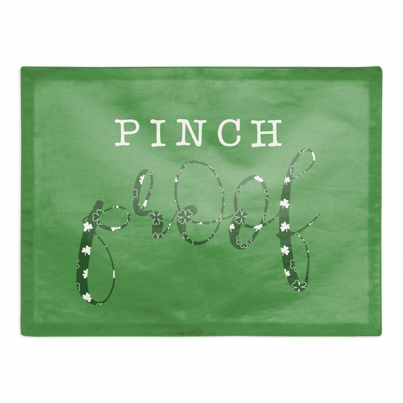 Eean Polyester No Pattern Rectangle Placemat
