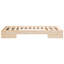 Floor Bed Frame With Storage Solid Pine Wood-804585995-804585984