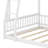Full XL Over Queen Bunk Bed With Ladder And Guardrails