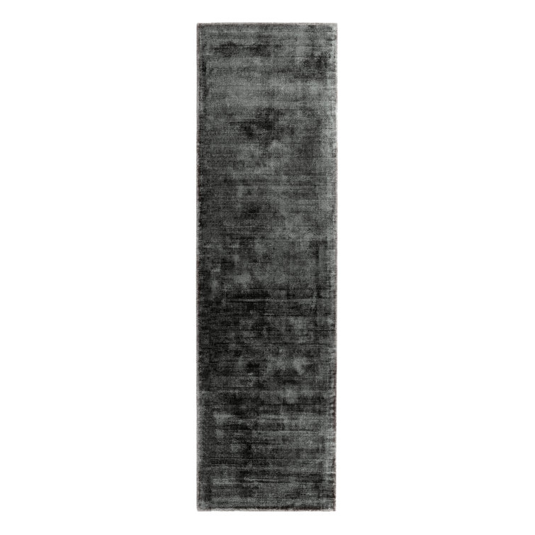 Doris Plain Silky Charcoal/Grey Rug