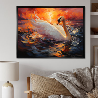 «Swans Odyssey Beauty» sur toile
