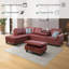 Repose-pieds avec rangement en faux cuir-379709168