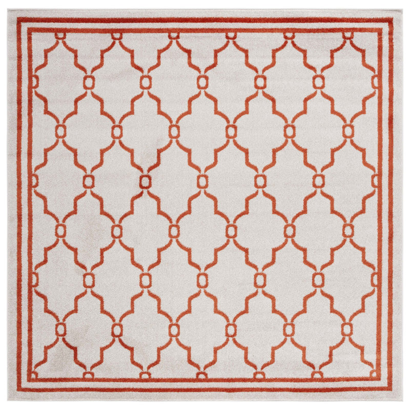 Tapis géométrique Amherst Performance, Carré 7 pi