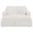 Naykin 2-Person Faux Fur Sofa Bed with Removable Cushion Cover -1017162312-1034732970