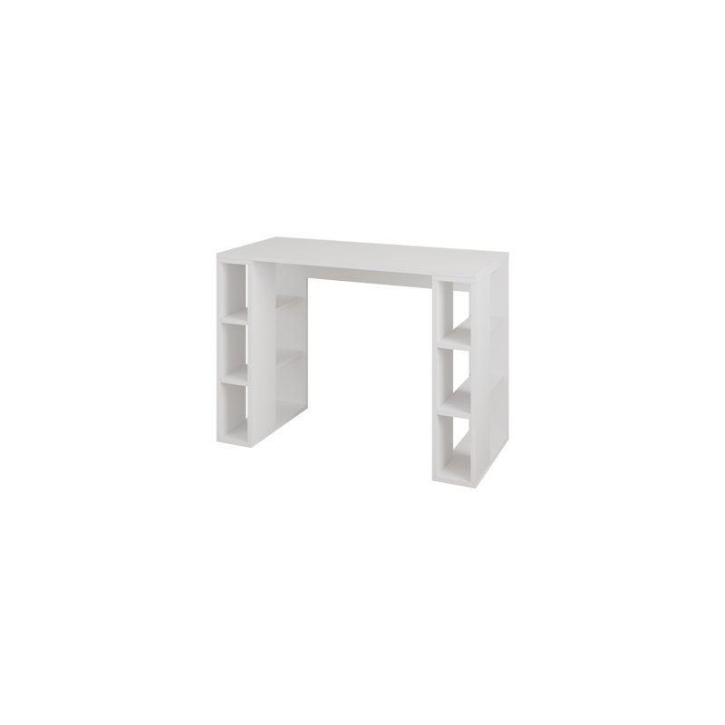 Standing Desk, White, White